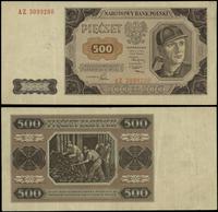 500 złotych 1.07.1948, seria AZ, numeracja 30992