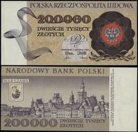 200.000 złotych 1.12.1989, seria A, numeracja 08