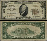 10 dolarów 1929, seria C 166934 A, numer banku 2