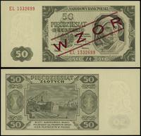 50 złotych 1.07.1948, na stronie głównej czerwon
