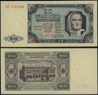 20 złotych 1.07.1948, seria HT, numeracja 719748