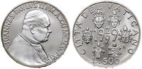 500 lirów 1999, Rzym, 21 rok pontyfikatu, srebro