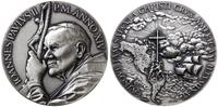 medal annualny 1992, Aw: Popiersie papieża z las