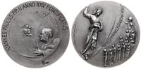 medal annualny 2003, Aw: Popiersie papieża w lew