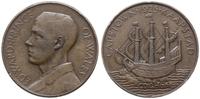 medal pamiątkowy 1925, Aw: Trójmasztowy okręt w 