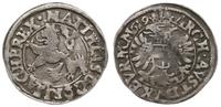 biały grosz 1619, Praga, obwódka po obu stronach