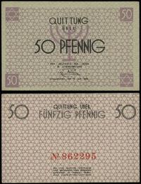 50 fenigów 15.05.1940, numeracja 862295, piękne,