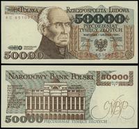 50.000 złotych 1.12.1989, seria AC, numeracja 65