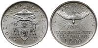 500 lirów 1963, Rzym, srebro, pięknie zachowane,