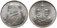 500 lirów 1967, Rzym, srebro, pięknie zachowane,
