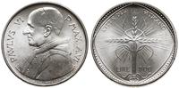 500 lirów 1968, Rzym, srebro, pięknie zachowane,