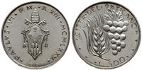 500 lirów 1975, Rzym, srebro, piękne, Berman 347