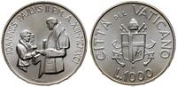 1.000 lirów 1991, Rzym, srebro, pięknie zachowan