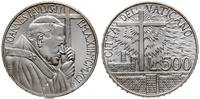 500 lirów 1991, Rzym, srebro, piękne, KM Y 227