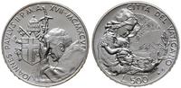500 lirów 1995, Rzym, srebro, wyśmienite, KM Y 2