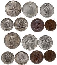zestaw monet z rocznika 1937, Rzym, nominały: 5,