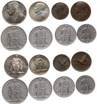 zestaw monet z rocznika 1945, Rzym, nominały: 5,