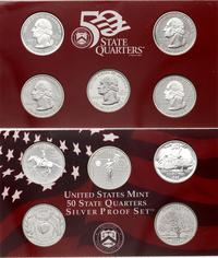 zestaw rocznikowy 1999, U.S. Mint, 5 x 1/4 dolar