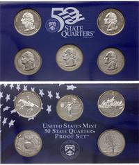 zestaw rocznikowy 1999, U.S. Mint, 5 x 1/4 dolar