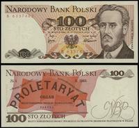 100 złotych 15.01.1975, seria B, numeracja 63374