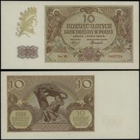 10 złotych 1.03.1940, seria M, numeracja 9482794