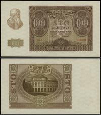 100 złotych 1.03.1940, seria A, numeracja 126563