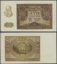 100 złotych 1.03.1940, seria E, numeracja 606275