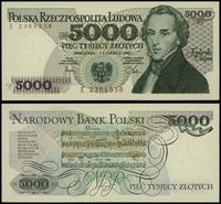 5.000 złotych 1.06.1982, seria E, numeracja 2386
