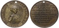 medal satyryczny 1759, Aw: Popiersie władcy w pr