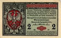 2 marki polskie 9.12.1916, seria B, "Generał", M