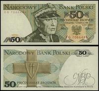 50 złotych 1.06.1986, seria EG, numeracja 706649