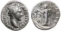 denar 140-143, Rzym, Aw: Głowa cesarza w wieńcu 