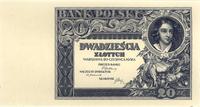 20 złotych 20.06.1931, druk tylko na stronie głó