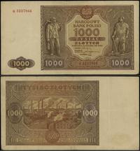 1.000 złotych 15.01.1946, seria G, numeracja 333