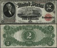 2 dolary 1917, seria D63108999A, czerwona pieczę