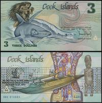 Wyspy Cooka, 3 dolary, bez daty (1987)