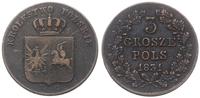Polska, 3 grosze polskie, 1831 KG