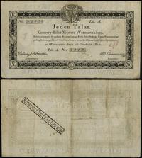 1 talar 1.12.1810, podpis komisarza: Walenty Sob