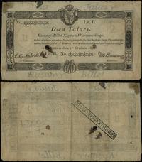 2 talary 1.12.1810, podpis J. Nep. Małachowski, 