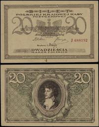 20 marek polskich 17.05.1919, seria J, numeracja
