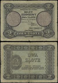 2 złote 1.05.1925, seria F, numeracja 1206187, w