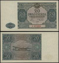 20 złotych 15.05.1946, seria A, numeracja 467666