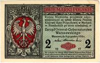 2 marki polskie 9.12.1916, seria B, górny prawy 