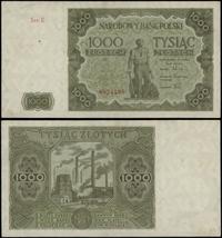 1.000 złotych 15.07.1947, seria E, numeracja 893