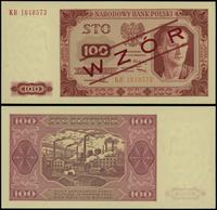 100 złotych 1.07.1948, seria KR, numeracja 16485