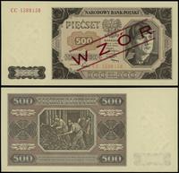 500 złotych 1.07.1948, seria CC, numeracja 45884