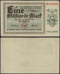 Śląsk, 1 miliard marek, październik 1923
