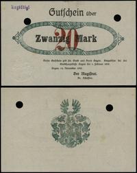 20 marek 14.11.1918, bez serii i numeracji, skas