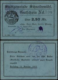 Wielkopolska, 2 1/2 marki, 12.08.1914