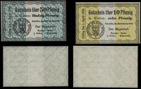 zestaw: 10 i 50 fenigów ważne od 23.02.1918 do 1